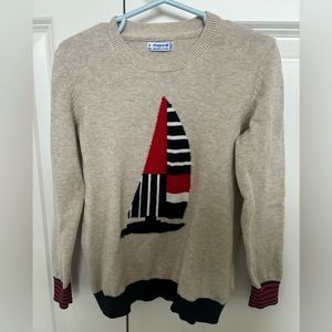 Boys size 6 Mayoral sweater.